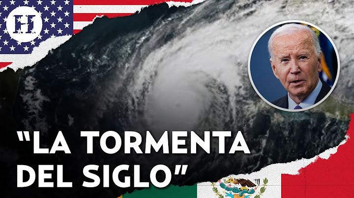 El presidente de EU Joe Biden advirtió que el Huracán Milton podría ser "la tormenta del siglo"