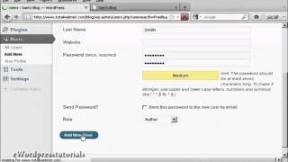 How To Add And Manage Users In Wordpress