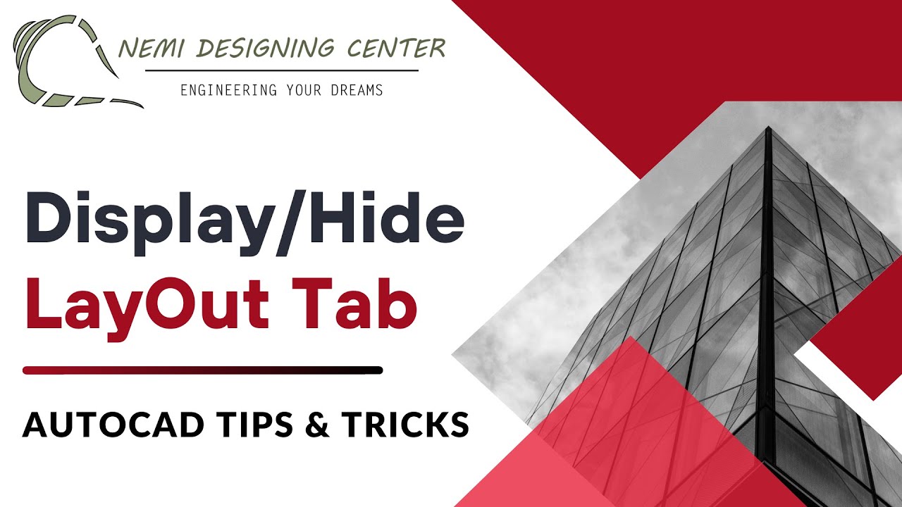 AutoCAD Layout Tabs Missing? How to Restore Them (Easy Fix) - YouTube