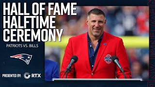 Mike Vrabel and Scarnecchia Halftime Ceremony | Patriots Hall of Fame Ceremony Induction 2023
