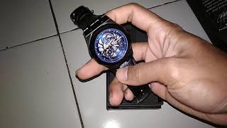 Jam Tangan Automatic Brand Indonesia Parlent Kronos Black Parlent World Automatic Watches