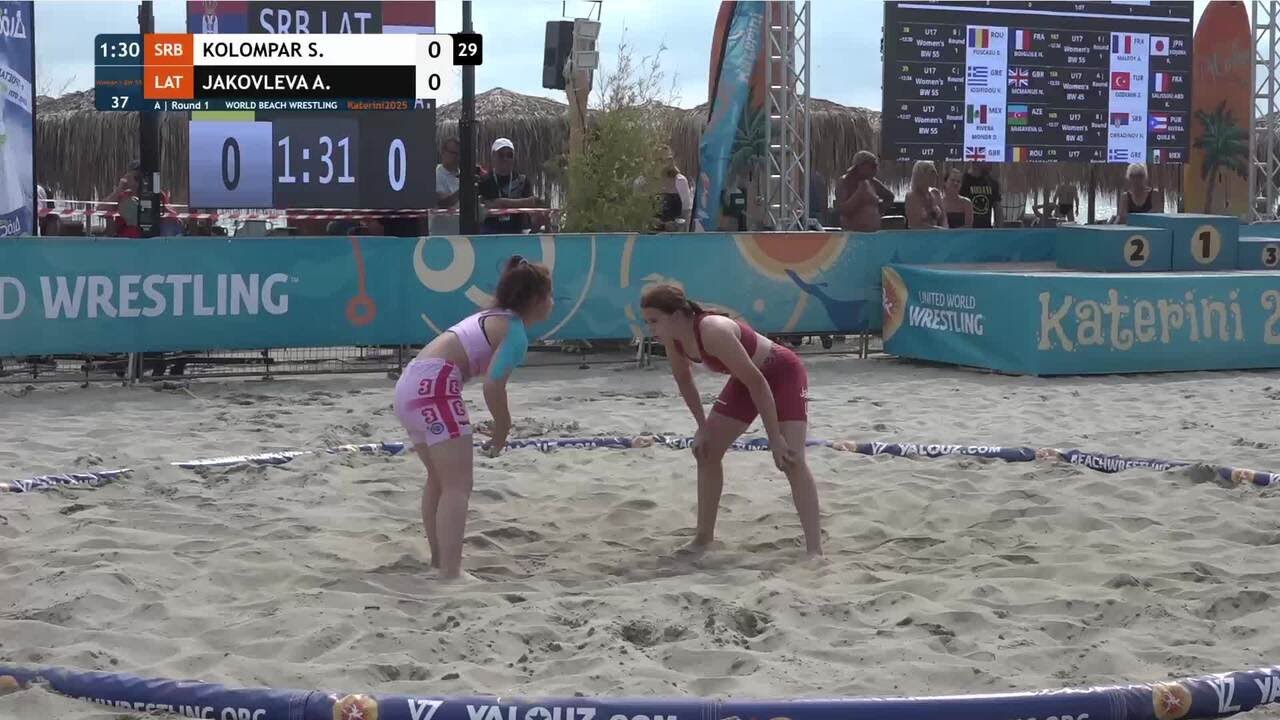 Suzana KOLOMPAR (SRB) vs. Anastasija JAKOVLEVA (LAT) • A | Round 1 • Women's BW 55Kg