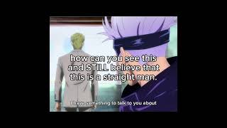 From Where Hes Looking Straight Man   anime satorugojou jjkgame jjk geto geto getosuguru
