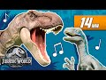 Jurassic worlds monstrous musical dinosaur compilation  mattel action
