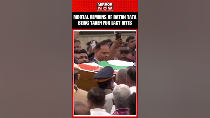 Mortal Remains Of Industrialist Ratan Tata Being Taken For Last Rites From NCPA |#shorts
