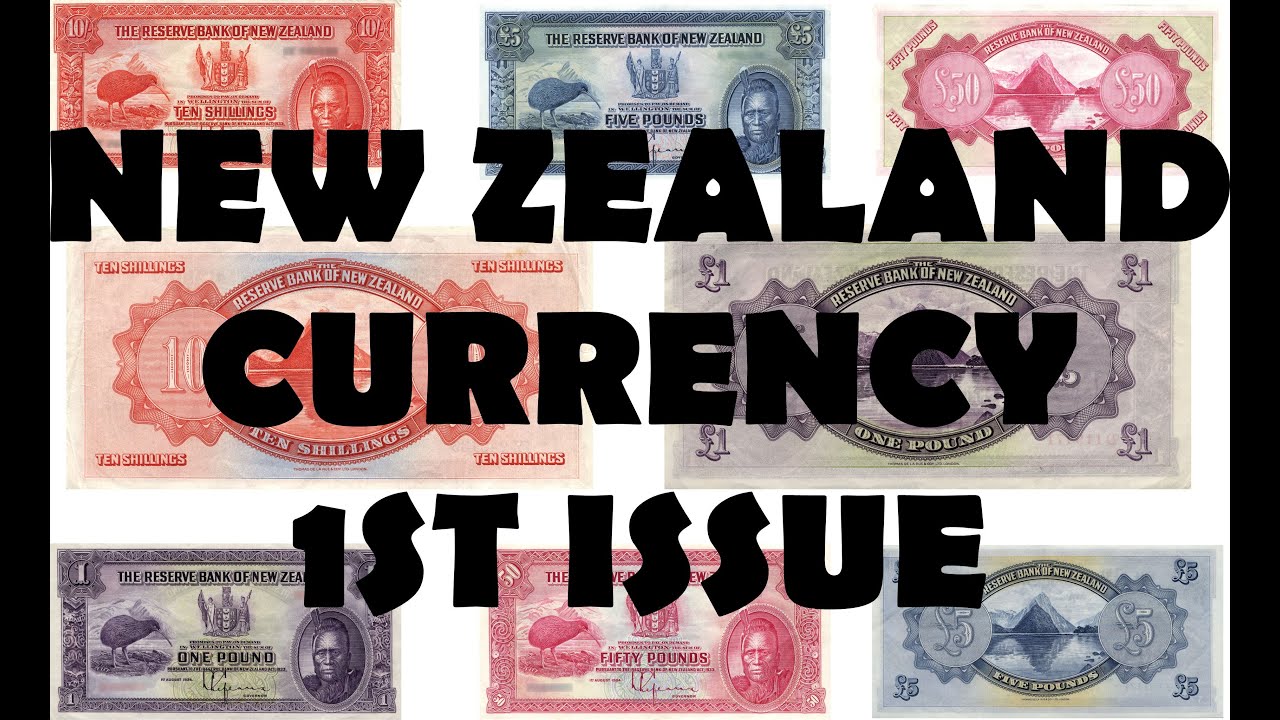 First Issue Of New Zealand Banknotes New Zealand Pound History Of NZ 
