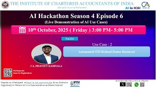 Automation of IT Refund Status Check and Client Communication using PAD & AI.