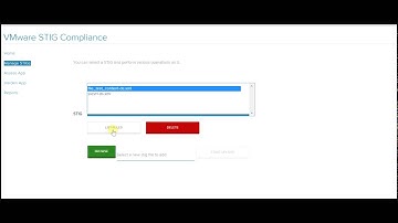VMware GOLD vApp STIG Assessment and Remediation Tool: Managing STIGs