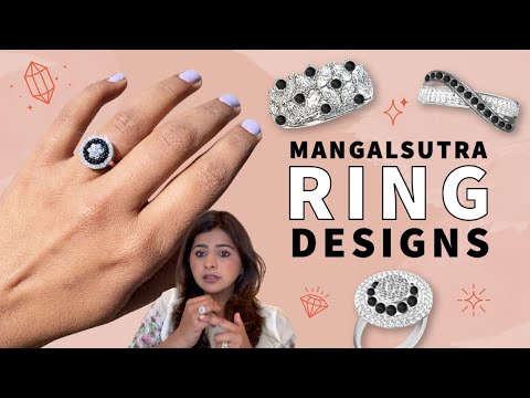 14 KT Alluring Detachable Diamond Mangalsutra Ring