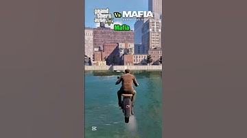 GTA 5 vs Mafia Definitive Edition Physics Comparison #shorts #gaming #gta #watchdogsbadblood #mafia
