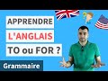 To ou for en anglais  comment bien faire la diffrence  avec un exercice