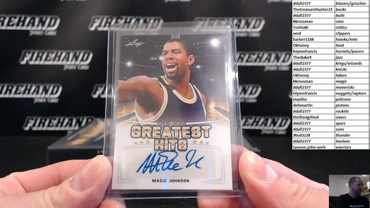 2016 Leaf Greatest Hits Basketball 2 Box Case Break RT 54 4/18/17