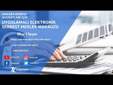 Ankara Barosu Avukatları icin Uygulamalı Elektronik Serbest Meslek Makbuzu Webinarı