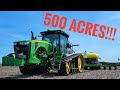 500 ACRES In One Day!