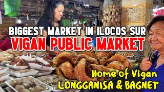 VIGAN CITY ILOCOS SUR | PALENGKE TOUR Inside the BIGGEST WET MARKET of Ilocos Sur Philippines