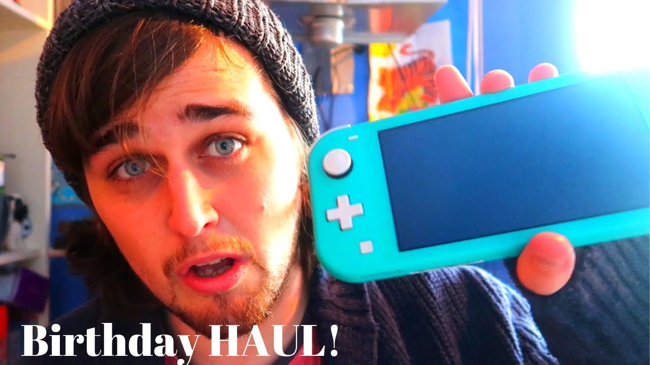 What I Got For MY 25th Birthday HAUL!! *Nintendo Switch LITE UNBOXING*
