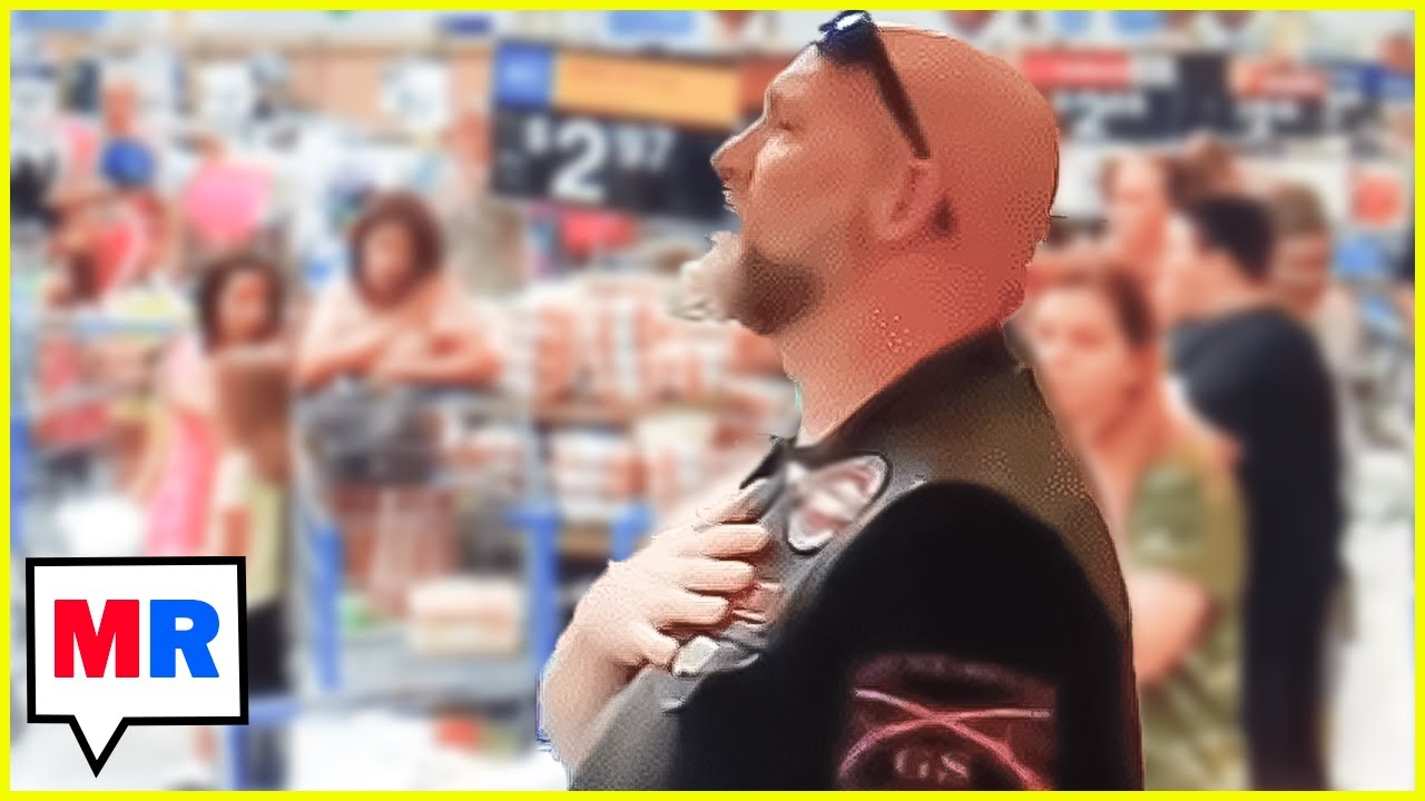Creepy National Anthem Sing-Along Breaks Out In Texas Walmart
