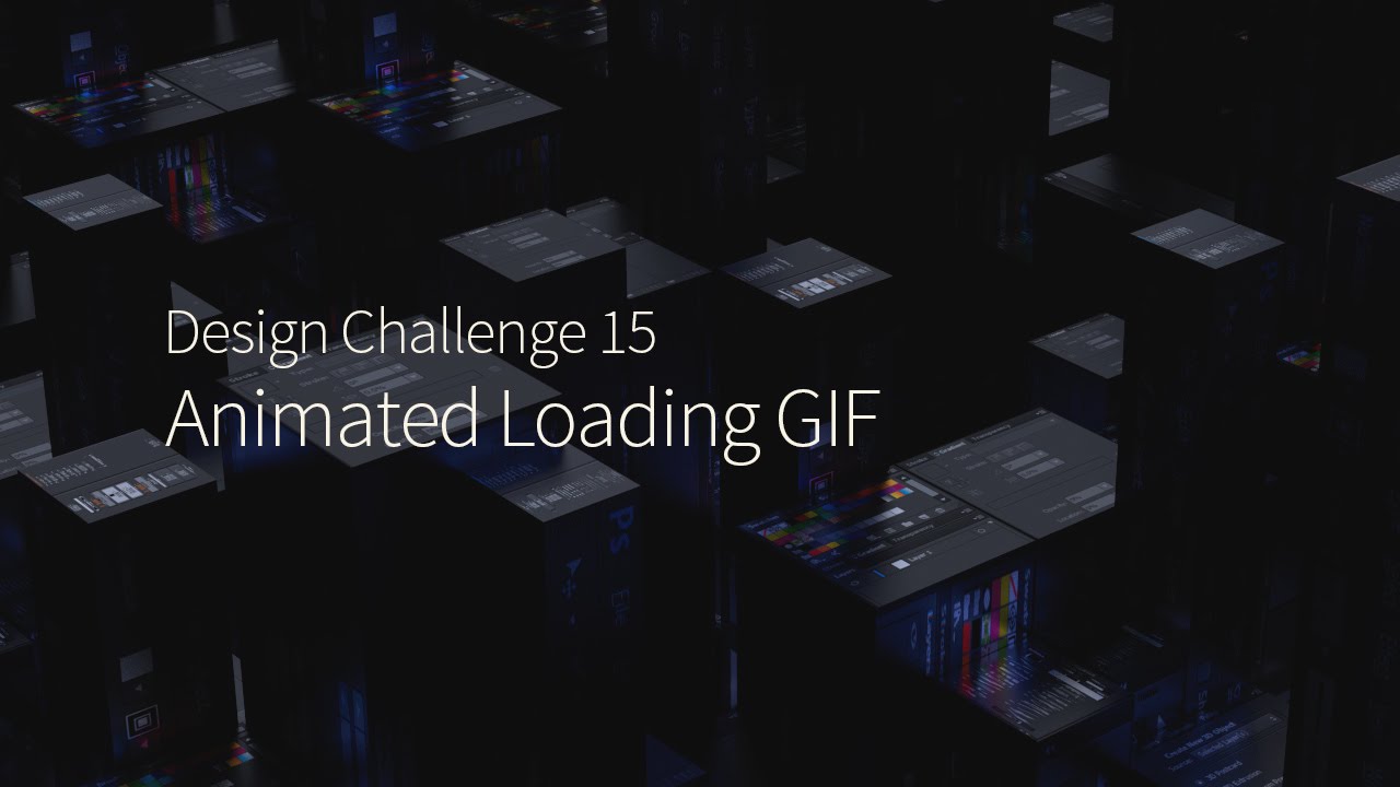 Design Challenge 15 - Design an Animated Loading GIF - YouTube