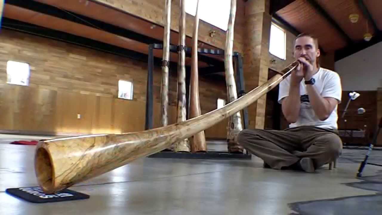 Tuning Slide Hardwood Didgeridoo by Tyler Spencer (WD015) DEMO