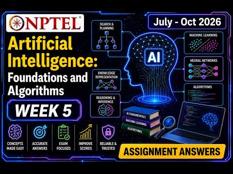 NPTEL Artificial Intelligence: Foundations and Algorithms | Week 5 Assignment Answers 2026 | #ai
