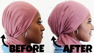 How to create hijab/turban volume even if you have NO HAIR | Aishcream screenshot 5