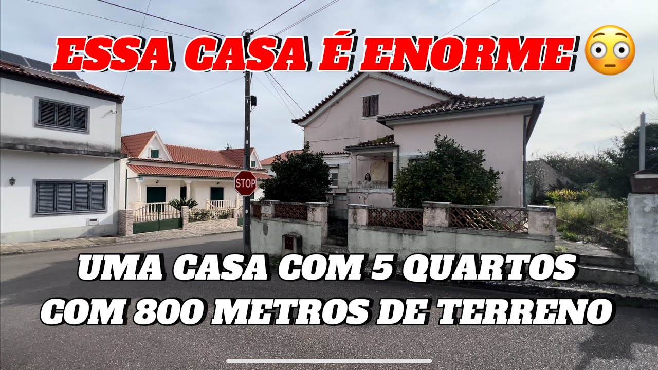 TOUR NESSA CASA ENORME EM PORTUGAL 🇵🇹🏠