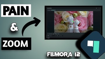 How to Zoom and Pan Video in Filmora 12  -  For Beginners