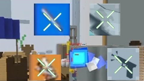 trying jump shot in build and shoot!! blockman go build and shoot