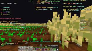 macro check #4 (723m wheat collection) | Hypixel Skyblock Farm #3