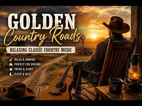 Classic Country Nights | Peaceful Cowboy Music for Relaxing