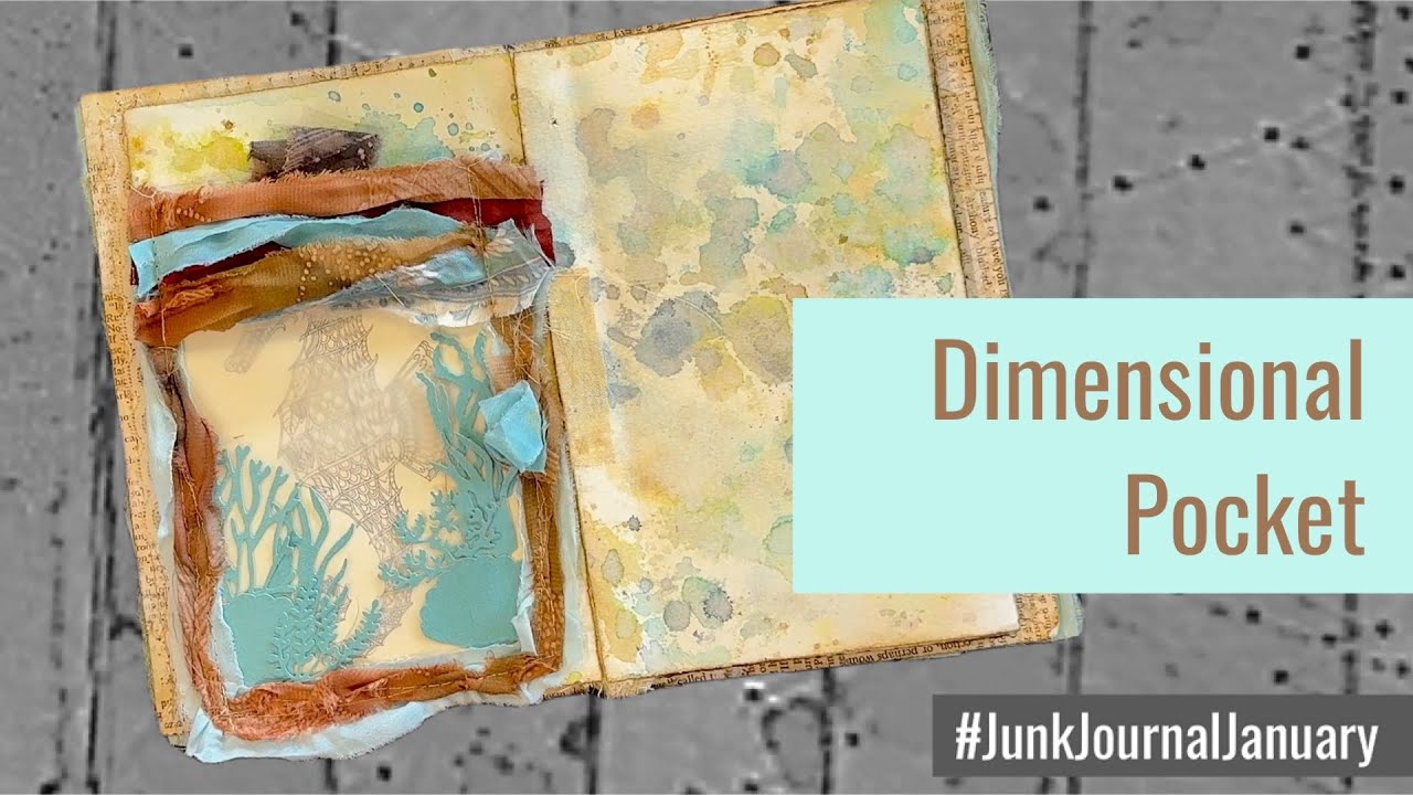 #JunkJournalJanuary 2025 Dimensional Pocket - Day 5 “Depth” # ...
