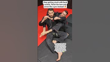How to bow and arrow choke from the back 👌 #gordonryan #bjj #choke #bjjinstructional