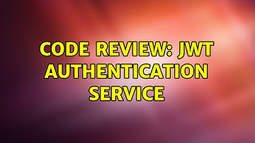 Code Review: JWT Authentication Service