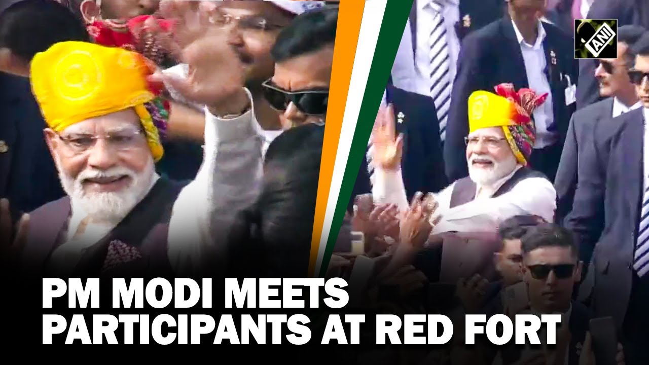 Independence Day 2023: PM Modi meets guests who participated in ...