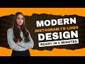Modern Instagram I'd Logo | DESIGN | READY IN 5 MINUTES |@Ashiftechnical1