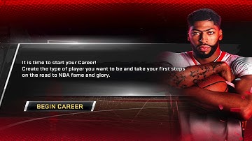 NBA2K20 Rookie Season Setup