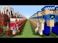 FAKİR AİLE ORDUSU VS ZENGİN AİLE ORDUSU 😱 - Minecraft