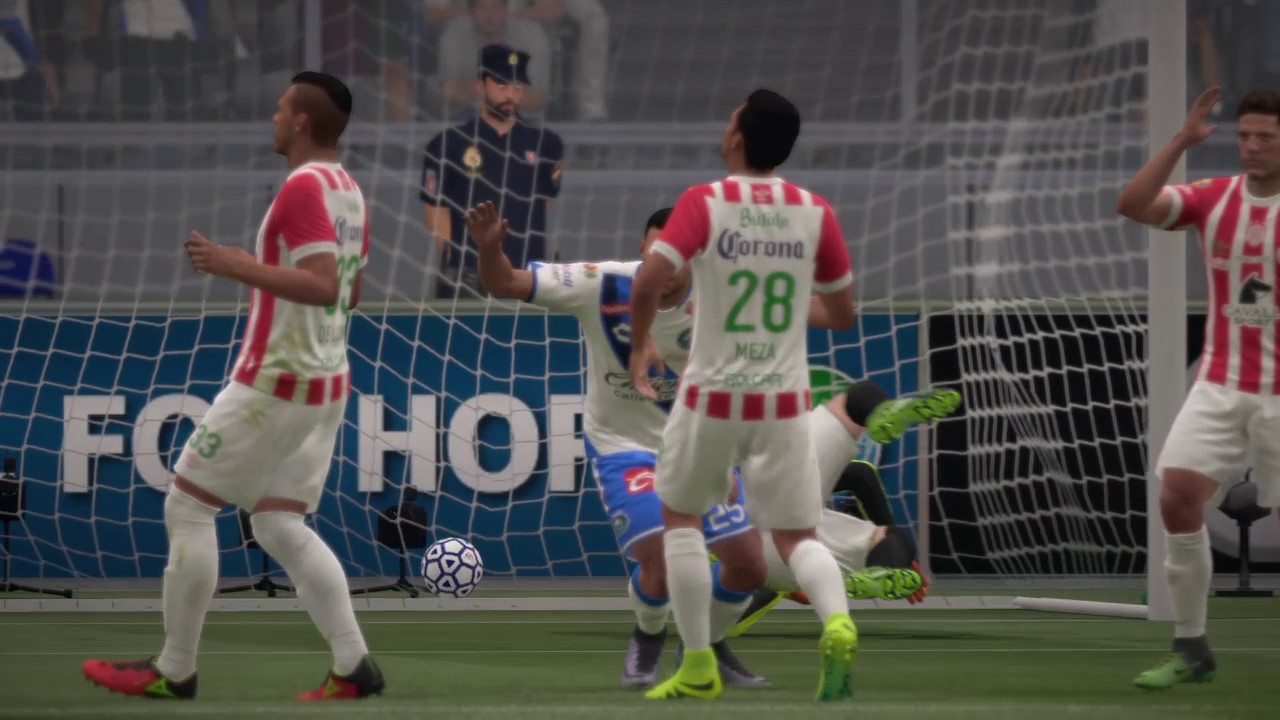 Puebla vs Necaxa Jornada 16 clausura 2017 Liga Mx FIFA 17 ...