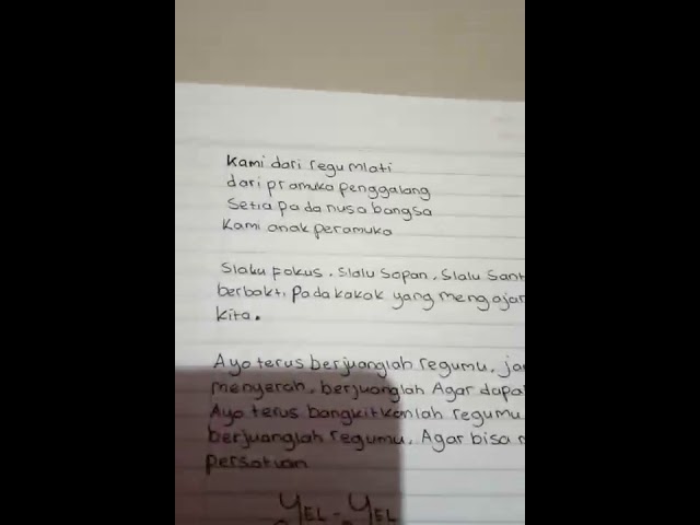 Yel Yel Pramuka Penggalang Regu Melati Kami Yel Yel Pramuka Penggalang Regu Melati Kami