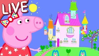 Peppa's Pink Dream House 🌸 Peppa Pig Full Episodes 🌈 Kids Videos LIVE 🔴