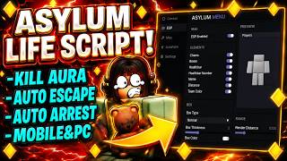 Asylum Life 🔊 Script 2026 | Kill Aura + Auto Escape + Auto Arrest + More (WORKING)