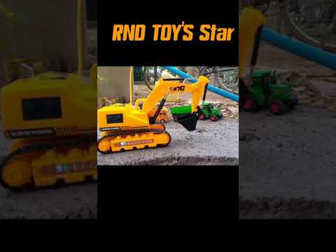 Jcb Machine and diy tractor // Tata truck, tractor, mini jcb, toys video