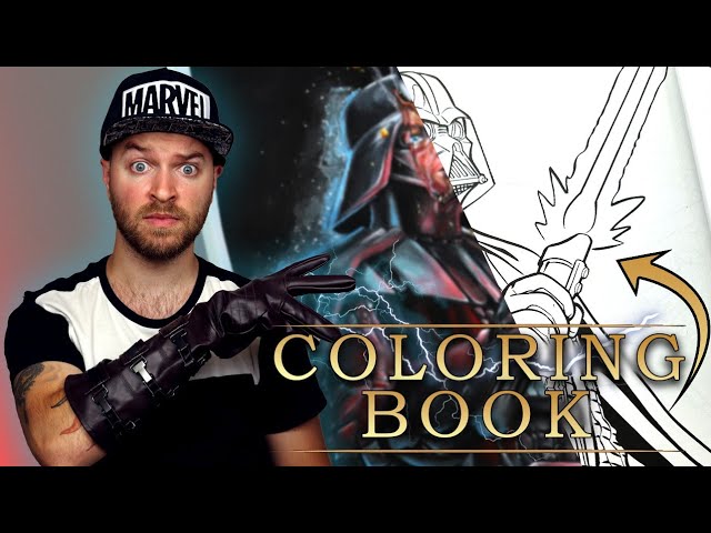 Professional Artist Colors a CHILDRENS Coloring Book?. Again, BATMAN