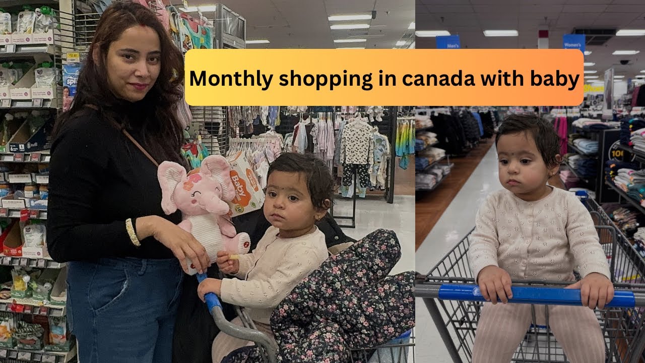 Monthly Grocery Shopping with Baby in Nelson Canada 🇨🇦 | Baby Expenses & Family Budget