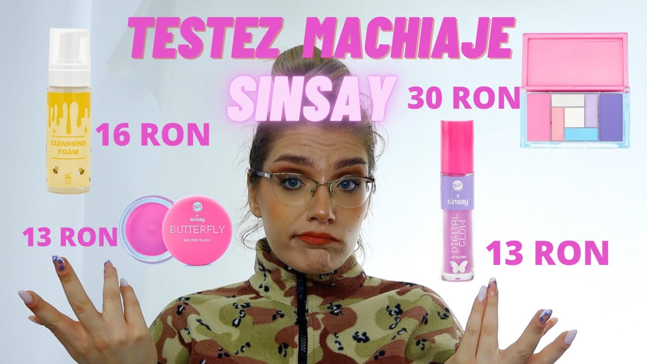 FULL FACE CU MACHIAJE DE PE SINSAY | Merita!?