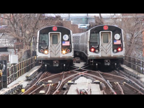 Broadway Junction railfanning, with R143 J train, and first video of 2024!