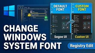 How to Change the Default System Font in Windows 10/11 (2026)
