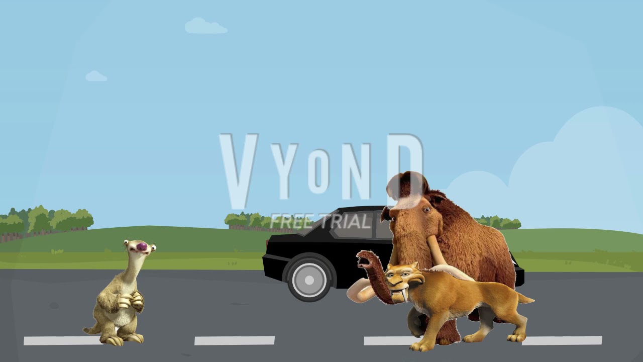 Sid the sloth Gets Grounded For Exploding Car - YouTube