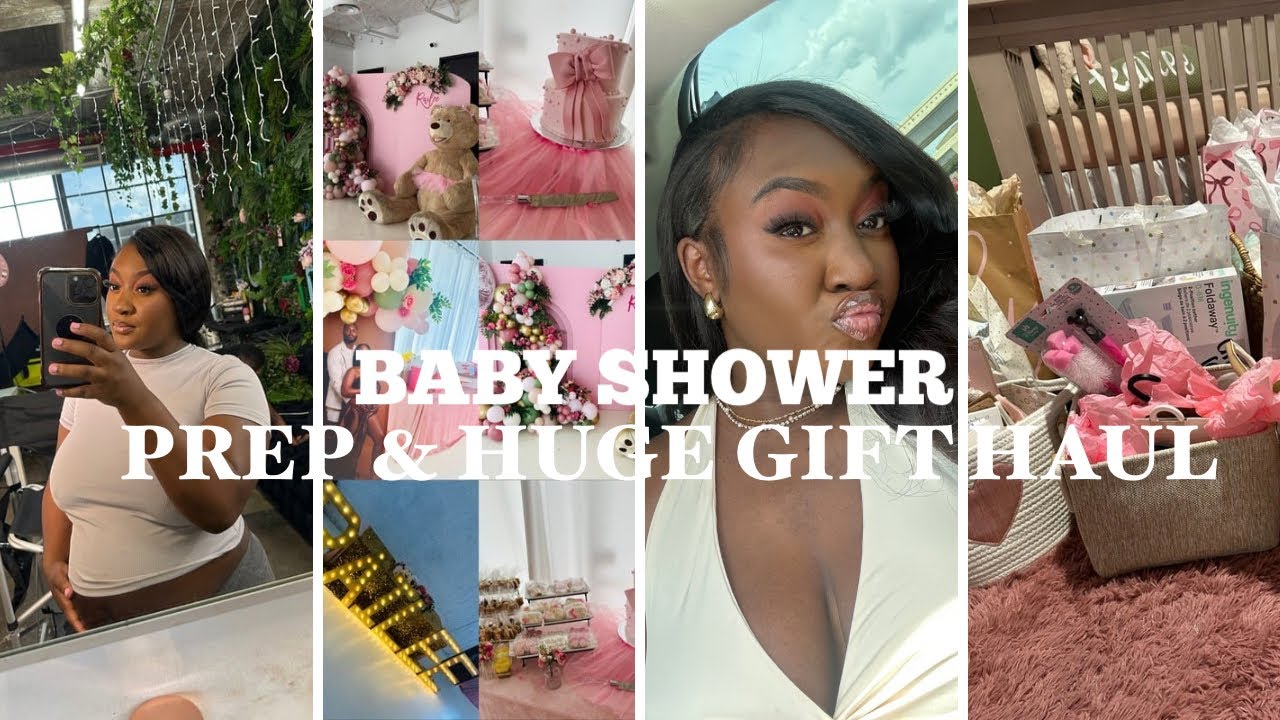 BABY SHOWER | HUGE GIFT HAUL | FIRST TIME MOM ✨🎀