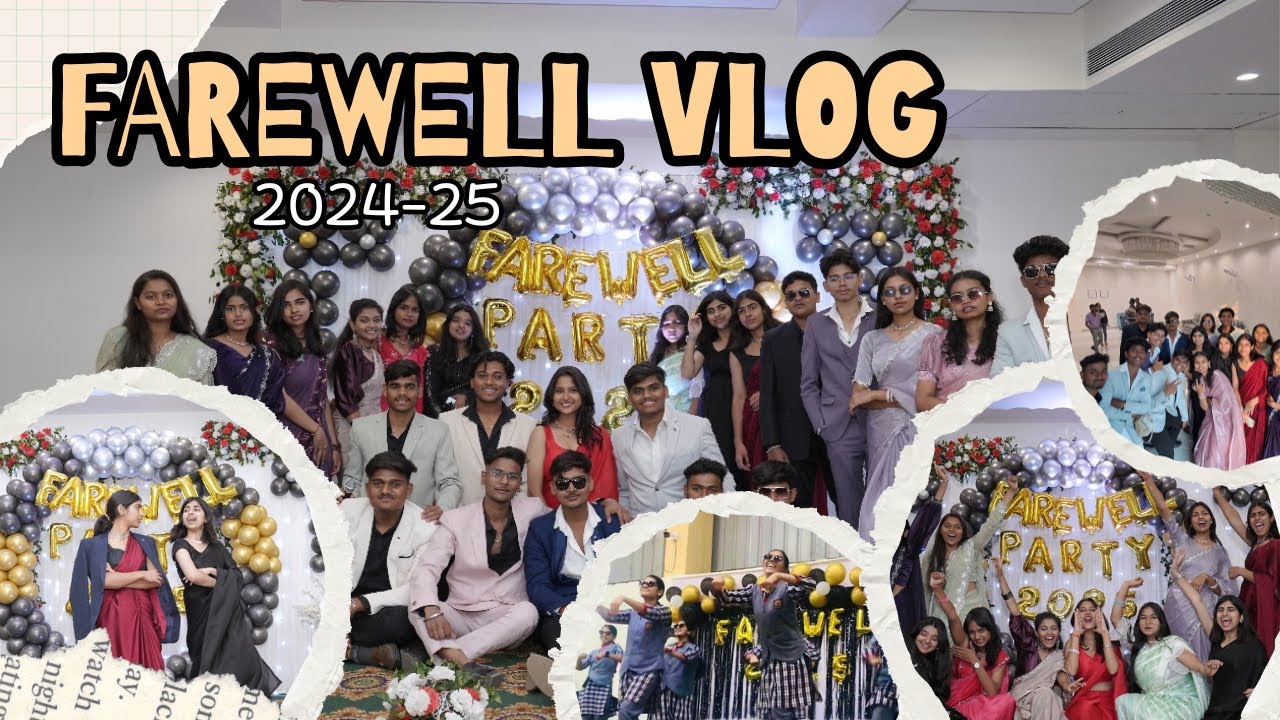 FAREWELL 2025 | Vlog | 12th class | #farewell - YouTube